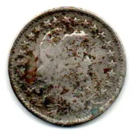 1918 - 100 Réis - Moeda Brasil - C/ Danos (Mossas) - Foto 2