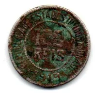 1919 - 100 Réis - Moeda Brasil - UTG