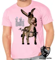 Camiseta adulto ou infantil Shrek burro a gente já chegou ogro - Foto 2