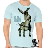 Camiseta adulto ou infantil Shrek burro a gente já chegou ogro - Foto 5