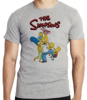 Camiseta adulto ou infantil simpsons familia homer lisa bart marge - Foto 3