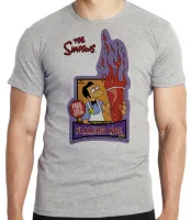Camiseta adulto ou infantil simpsons moe bar cerveja homer fogo - Foto 4