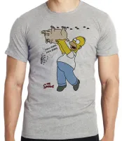 Camiseta adulto ou infantil simpsons porco aranha homer filme - Foto 3