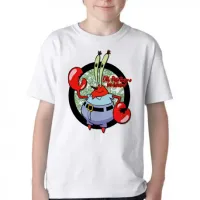 Camiseta adulto ou infantil Sirigueijo tomar seu dinheiro bob esponja - Foto 3