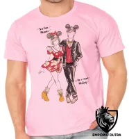 Camiseta adulto ou infantil Minnie e Mickey  - Foto 2