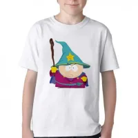 Camiseta adulto ou infantil south park cartman bruxo desenho - Foto 3