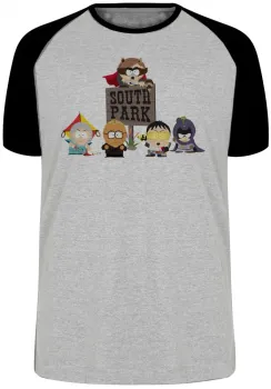 Camiseta adulto ou infantil south park super herois desenho