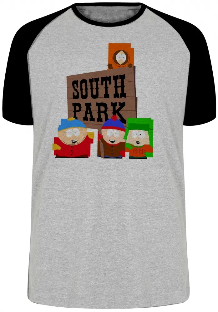 Camiseta adulto ou infantil south park turma série cartman seriado Imagem