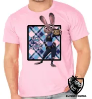 Camiseta adulto ou infantil Stop Im police coelho zootopia - Foto 2