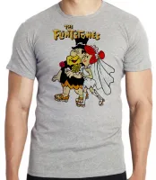 Camiseta adulto ou infantil The flintstones casamento fred vilma - Foto 3