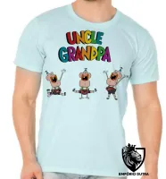 Camiseta adulto ou infantil titio avo uncle grandpa desenho cartoon - Foto 5