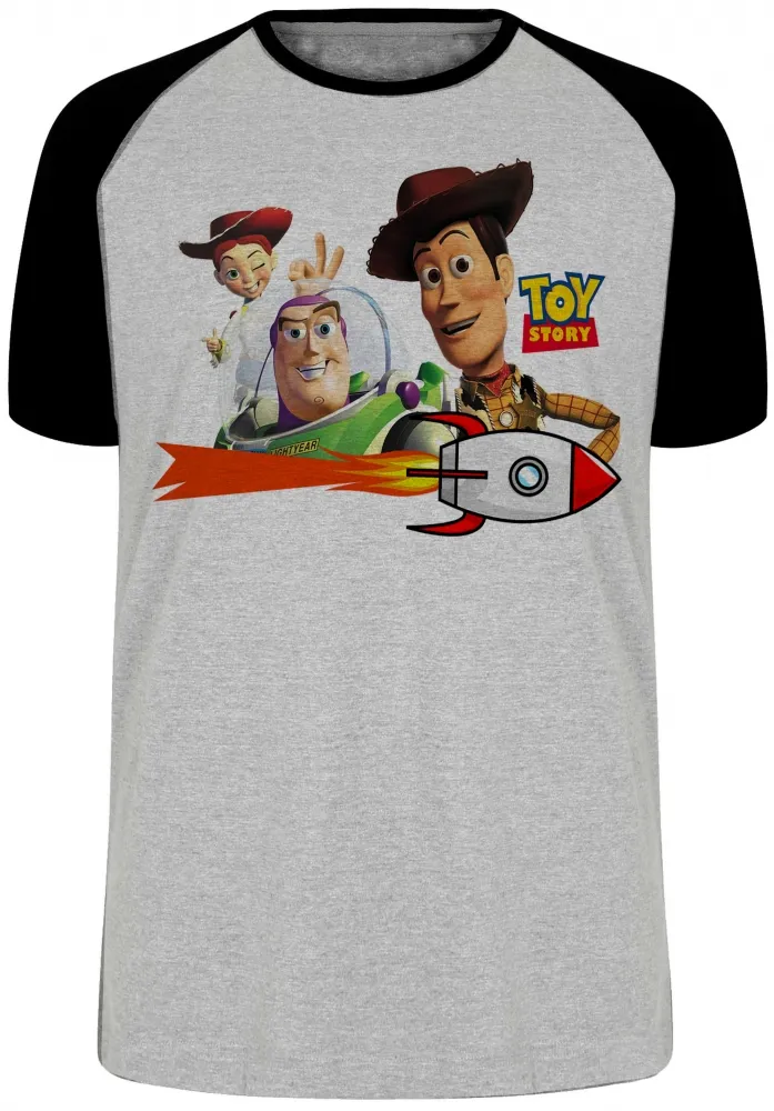 Camiseta adulto ou infantil Toy Story Woody Buzz Jessy Imagem