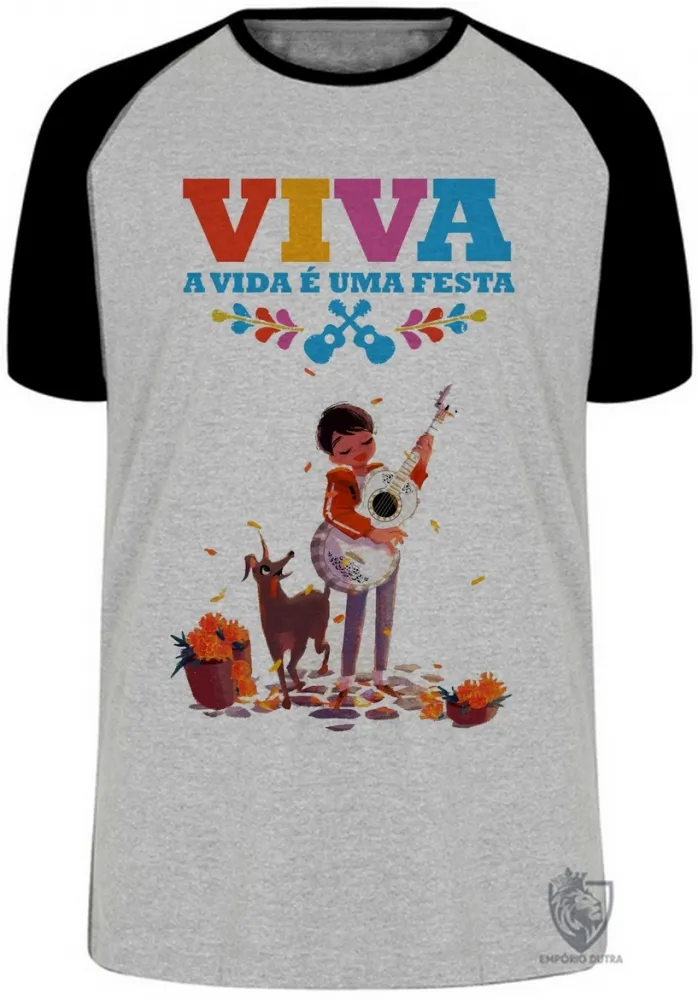 Camiseta adulto ou infantil Vida é uma festa cachorro Imagem
