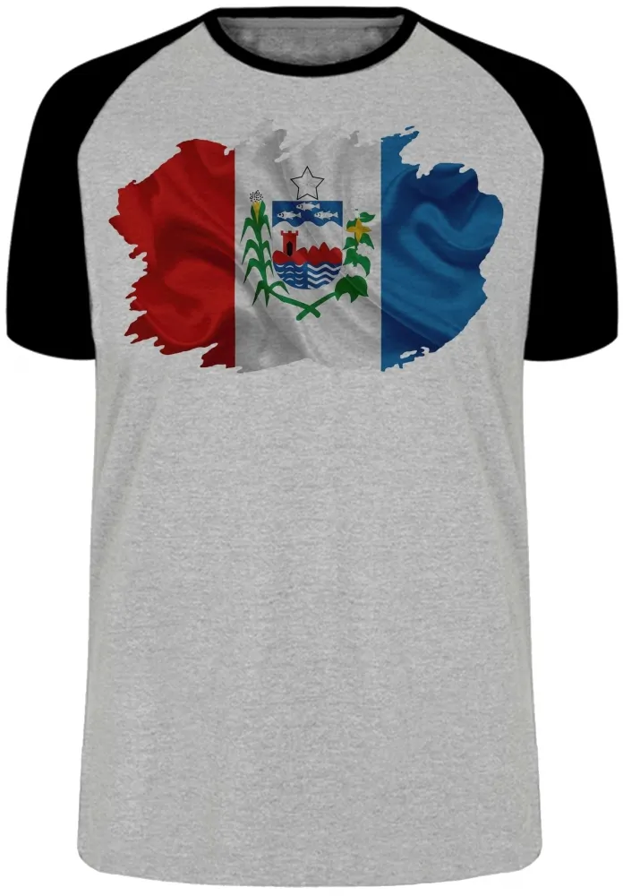 Camiseta adulto ou infantil Bandeiras Estado Alagoas Imagem