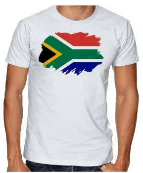 Camiseta adulto ou infantil Bandeiras Africa do sul - Foto 2