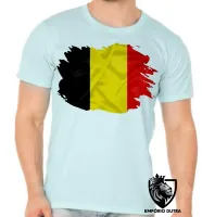 Camiseta adulto ou infantil Bandeira Bélgica europa - Foto 5