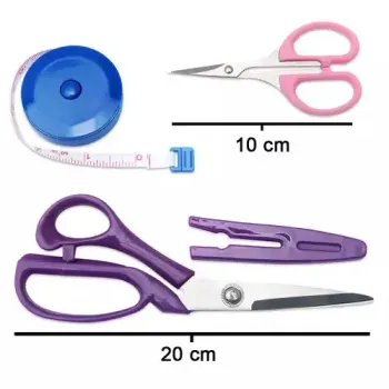  TESOURA KIT CORTE  E COSTURA  LANMAX  LM-TC-1656