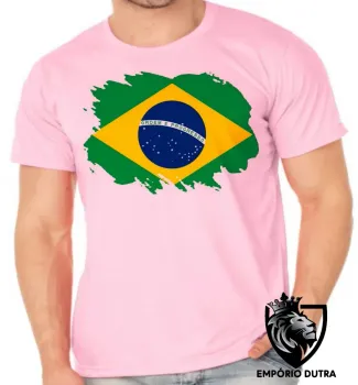 Camiseta adulto ou infantil Bandeira brasil brasileiro - Foto 2