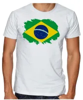Camiseta adulto ou infantil Bandeira brasil brasileiro - Foto 3