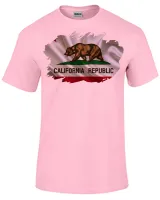 Camiseta adulto ou infantil Bandeira California estados unidos - Foto 5