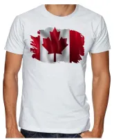 Camiseta adulto ou infantil Bandeiras Canadá america norte - Foto 2