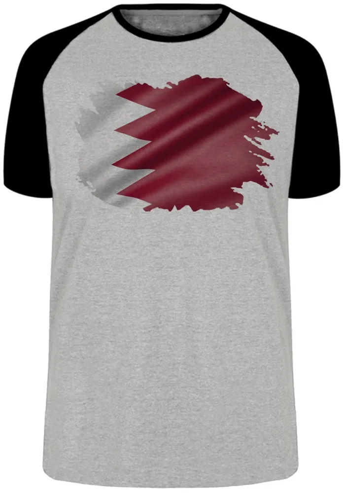 Camiseta adulto ou infantil Bandeira Catar Oriente médio