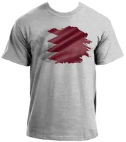Camiseta adulto ou infantil Bandeira Catar Oriente médio - Foto 4