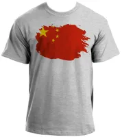 Camiseta adulto ou infantil Bandeira China asia - Foto 3