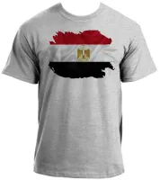 Camiseta adulto ou infantil Bandeira Egito continente africa - Foto 3