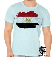 Camiseta adulto ou infantil Bandeira Egito continente africa - Foto 5