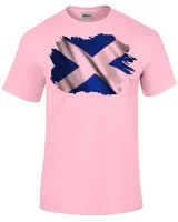 Camiseta adulto ou infantil Bandeira Escócia reino unido - Foto 5