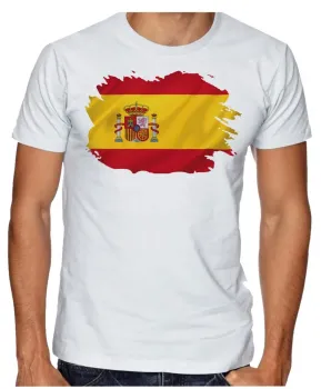 Camiseta adulto ou infantil Bandeira Espanha europa - Foto 2