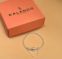 Pulseira de berloque prata alta 950 - 20 cm -  240955 - Foto 3