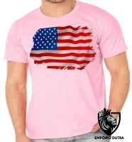 Camiseta adulto ou infantil Bandeira Estados unidos america - Foto 4