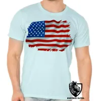 Camiseta adulto ou infantil Bandeira Estados unidos america - Foto 5