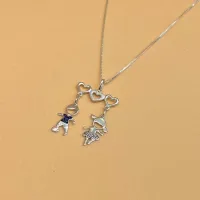 Colar de prata 925 - Menino e Menina - CO250671