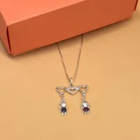 Colar de prata menino e menina - CO250623 - Foto 2