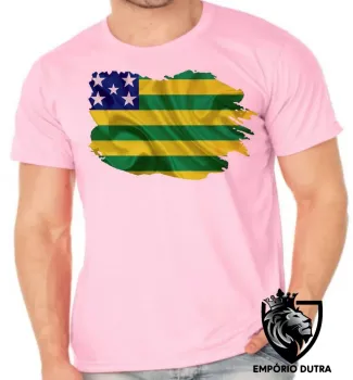Camiseta adulto ou infantil Bandeira Estado Goiás - Foto 2