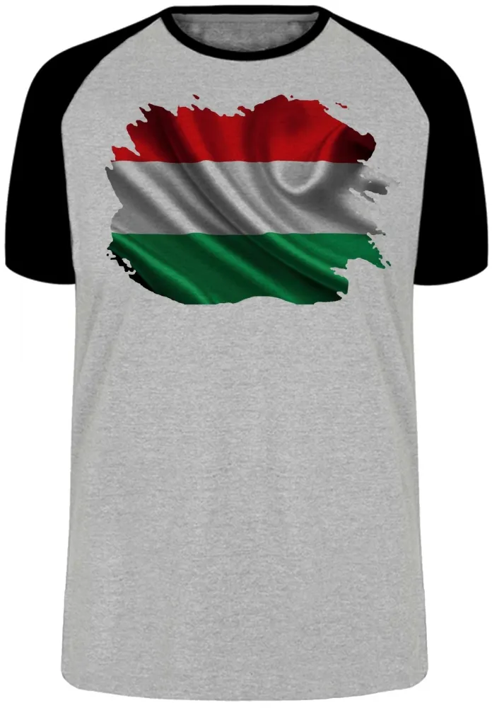 Camiseta adulto ou infantil Bandeira Hungria europa Imagem