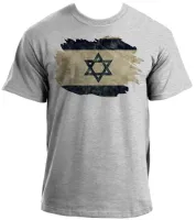 Camiseta adulto ou infantil Bandeira Israel pergaminho - Foto 3