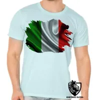 Camiseta adulto ou infantil Bandeira Itália italiano europa - Foto 4