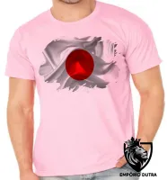 Camiseta adulto ou infantil Bandeira Japão oriental - Foto 4