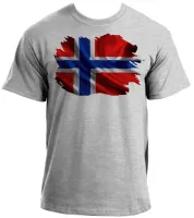 Camiseta adulto ou infantil Bandeira Noruega escandinavo - Foto 4
