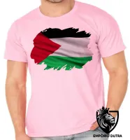 Camiseta adulto ou infantil Bandeira Palestina - Foto 4