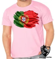 Camiseta adulto ou infantil Bandeira Portugal - Foto 2