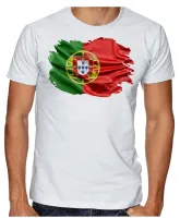 Camiseta adulto ou infantil Bandeira Portugal - Foto 3