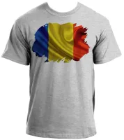 Camiseta adulto ou infantil Bandeira Romênia - Foto 3