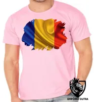 Camiseta adulto ou infantil Bandeira Romênia - Foto 4