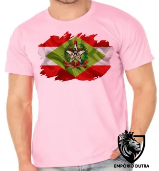 Camiseta adulto ou infantil Bandeira santa catarina - Foto 2