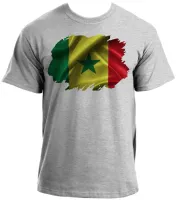 Camiseta adulto ou infantil Bandeira Senegal africa - Foto 3